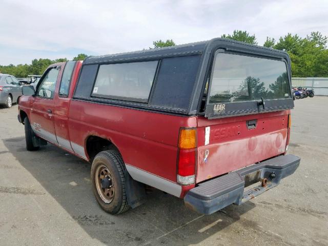 1N6HD16S1LC378849 - 1990 NISSAN D21 KING C RED photo 3