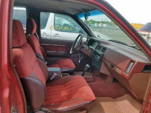 1N6HD16S1LC378849 - 1990 NISSAN D21 KING C RED photo 5