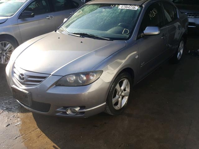 JM1BK123161400183 - 2006 MAZDA 3 S GRAY photo 2