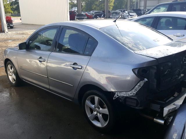 JM1BK123161400183 - 2006 MAZDA 3 S GRAY photo 3