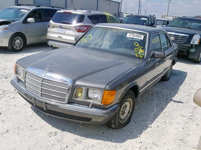 WDB1260321A149561 - 1985 MERCEDES-BENZ 380SE GRAY photo 2