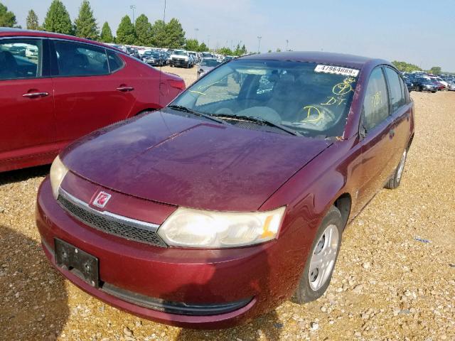 1G8AG52F43Z181399 - 2003 SATURN ION LEVEL RED photo 2