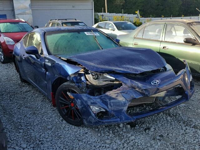 JF1ZNAA13D2700892 - 2013 TOYOTA SCION FR-S BLUE photo 1