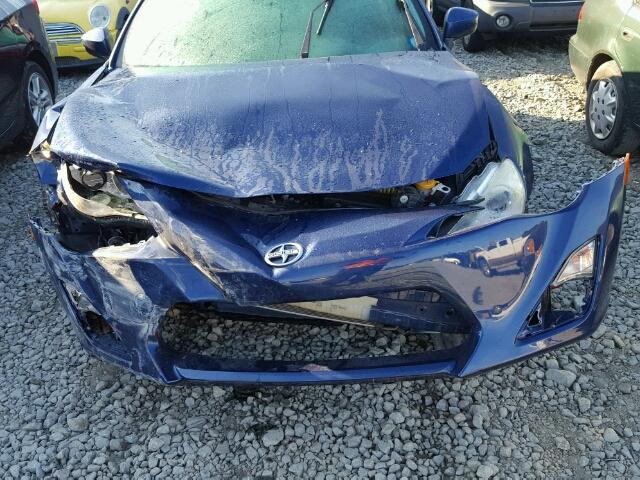 JF1ZNAA13D2700892 - 2013 TOYOTA SCION FR-S BLUE photo 9