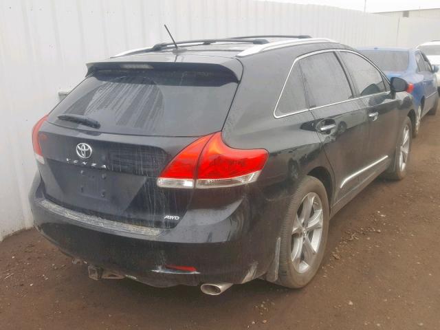 4T3BK3BB1BU064243 - 2011 TOYOTA VENZA BLACK photo 4