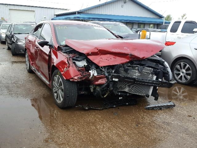 5NPE34AF3GH388927 - 2016 HYUNDAI SONATA SPO RED photo 1