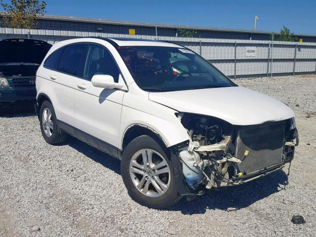 5J6RE4H75AL062974 - 2010 HONDA CR-V EXL WHITE photo 1