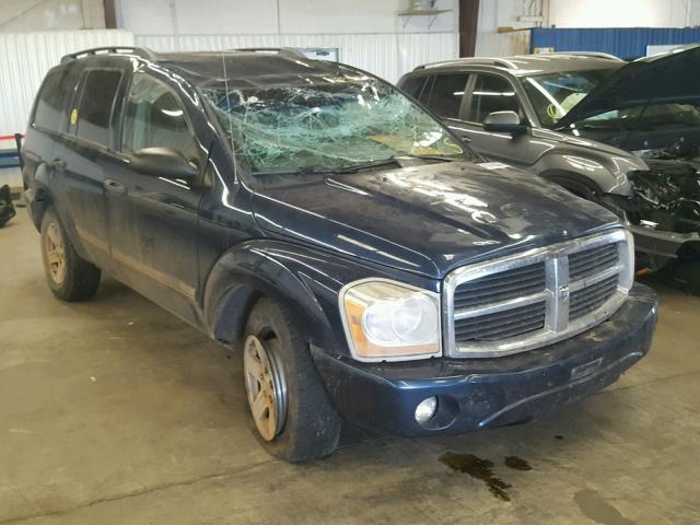 1D4HB48D55F576010 - 2005 DODGE DURANGO SL BLUE photo 1