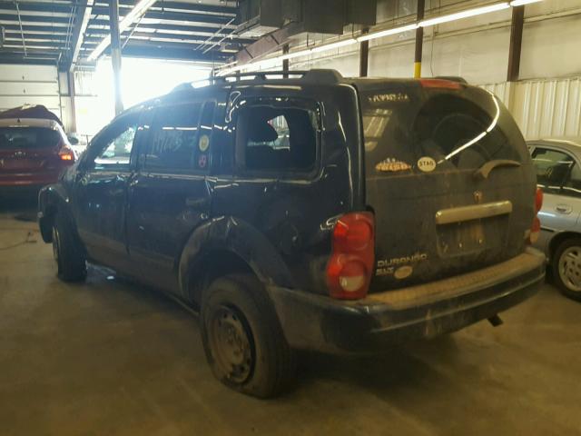 1D4HB48D55F576010 - 2005 DODGE DURANGO SL BLUE photo 3