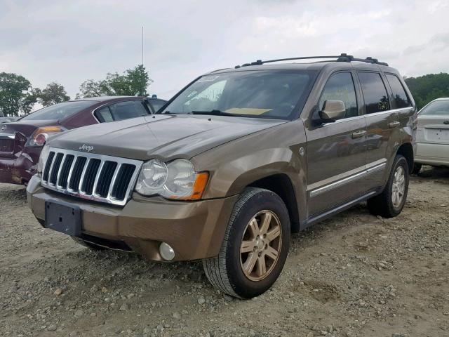 1J8HR58N88C232712 - 2008 JEEP GRAND CHER GOLD photo 2