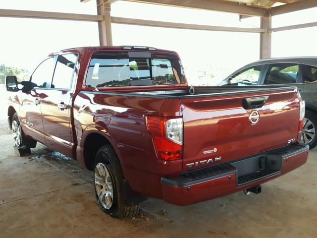 1N6AA1E64JN504105 - 2018 NISSAN TITAN SV RED photo 3