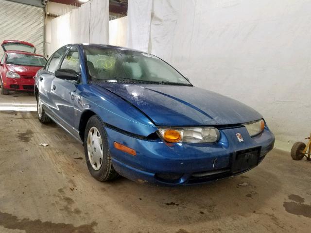 1G8ZH52872Z218123 - 2002 SATURN SL1 BLUE photo 1