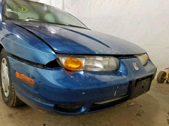 1G8ZH52872Z218123 - 2002 SATURN SL1 BLUE photo 9