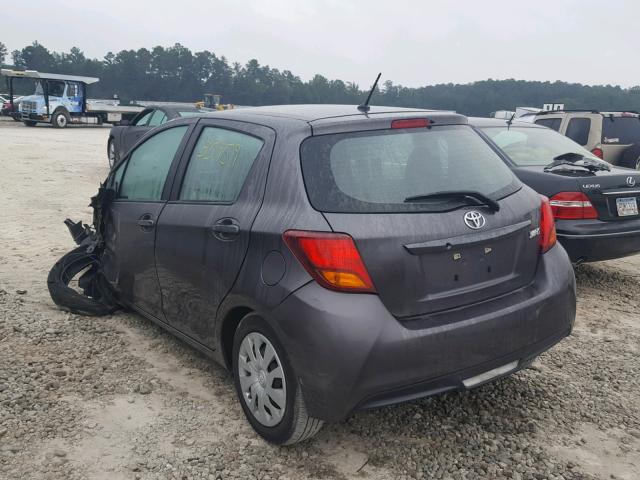 VNKKTUD3XGA063422 - 2016 TOYOTA YARIS L GRAY photo 3