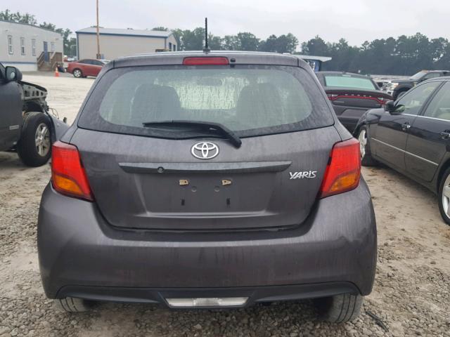 VNKKTUD3XGA063422 - 2016 TOYOTA YARIS L GRAY photo 9