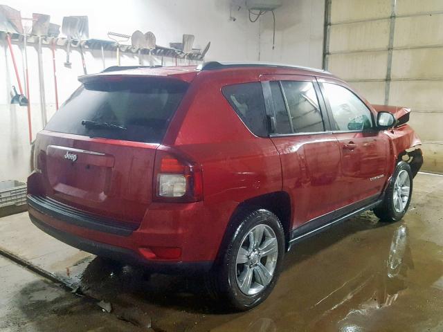 1C4NJDBB2GD695030 - 2016 JEEP COMPASS SP RED photo 4