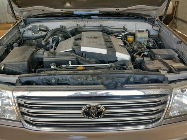 JTEHT05J132050180 - 2003 TOYOTA LAND CRUIS SILVER photo 7