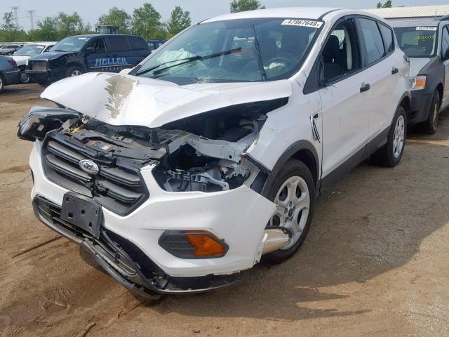 1FMCU0F76HUC74339 - 2017 FORD ESCAPE S WHITE photo 2