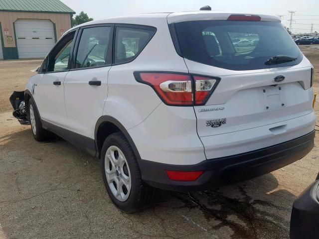 1FMCU0F76HUC74339 - 2017 FORD ESCAPE S WHITE photo 3