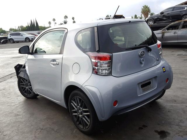 JTNJJXB06EJ026588 - 2014 TOYOTA SCION IQ GRAY photo 3