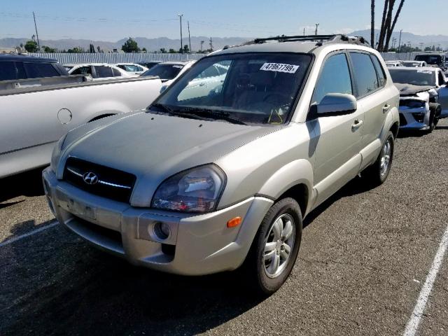 KM8JN12D78U852678 - 2008 HYUNDAI TUCSON SE SILVER photo 2