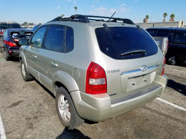 KM8JN12D78U852678 - 2008 HYUNDAI TUCSON SE SILVER photo 3