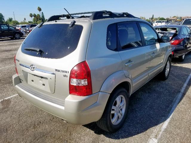 KM8JN12D78U852678 - 2008 HYUNDAI TUCSON SE SILVER photo 4