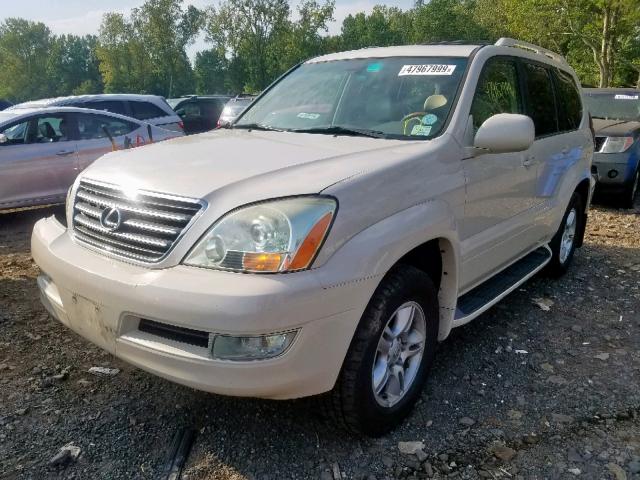 JTJBT20X630010784 - 2003 LEXUS GX 470 TAN photo 2