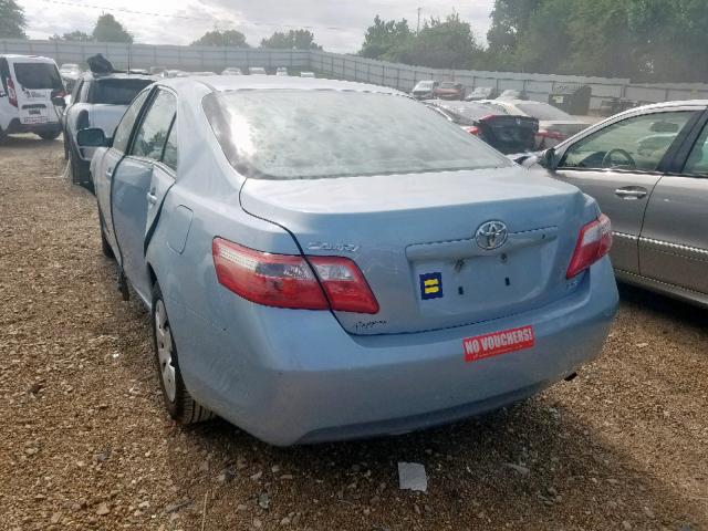 4T1BE46K99U920690 - 2009 TOYOTA CAMRY BASE BLUE photo 3