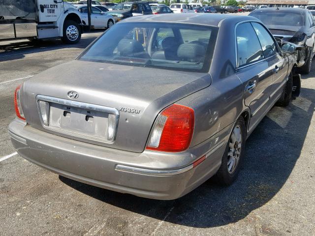 KMHFU45E34A288019 - 2004 HYUNDAI XG 350 GRAY photo 4