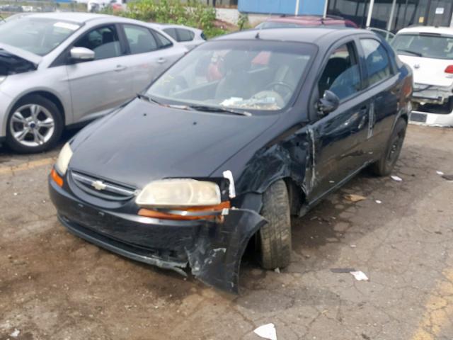 KL1TD52645B402865 - 2005 CHEVROLET AVEO BASE Qara foto 2