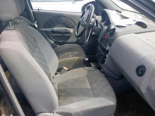 KL1TD52645B402865 - 2005 CHEVROLET AVEO BASE Qara foto 5