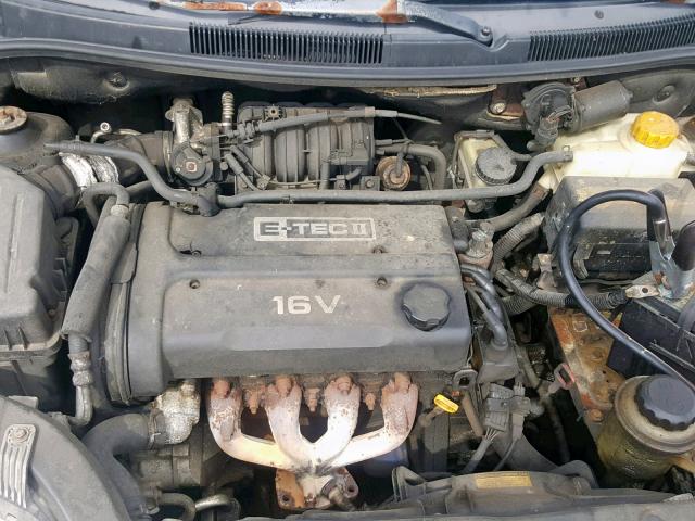 KL1TD52645B402865 - 2005 CHEVROLET AVEO BASE Qara foto 7