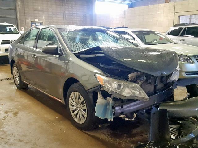 4T4BF1FK2CR175757 - 2012 TOYOTA CAMRY BASE GREEN photo 1