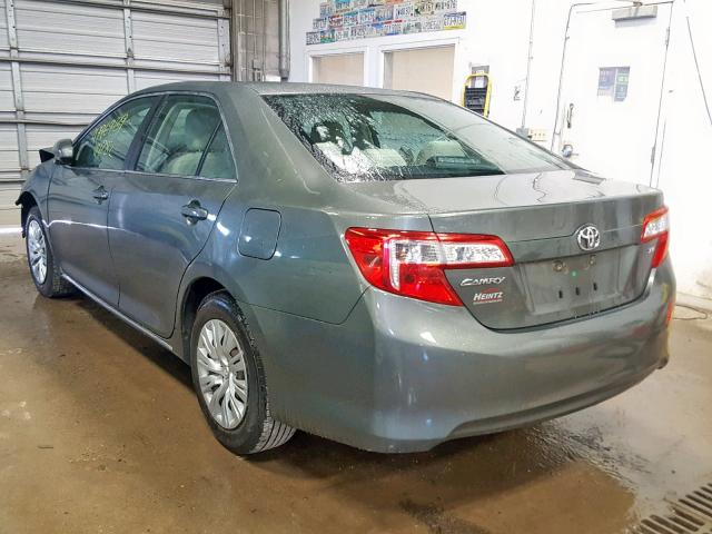 4T4BF1FK2CR175757 - 2012 TOYOTA CAMRY BASE GREEN photo 3