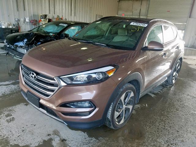 KM8J3CA20GU060193 - 2016 HYUNDAI TUCSON LIM BROWN photo 2