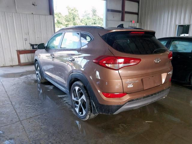 KM8J3CA20GU060193 - 2016 HYUNDAI TUCSON LIM BROWN photo 3