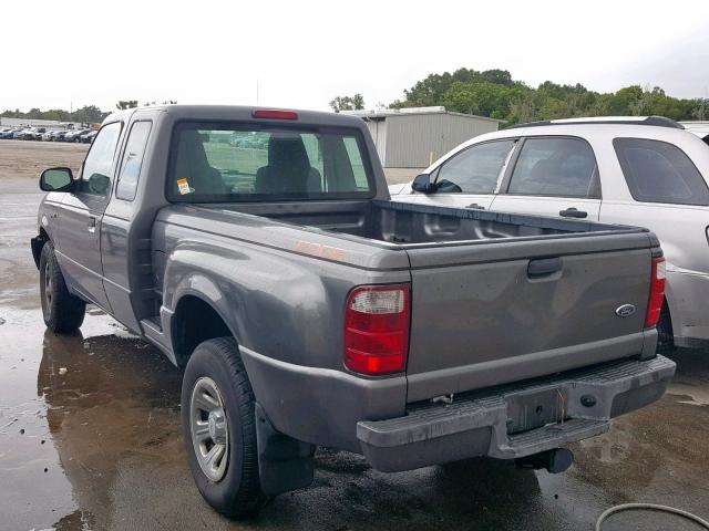 1FTYR14E84PA00247 - 2004 FORD RANGER SUP GRAY photo 3