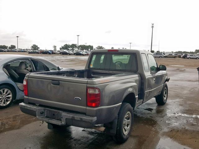 1FTYR14E84PA00247 - 2004 FORD RANGER SUP GRAY photo 4