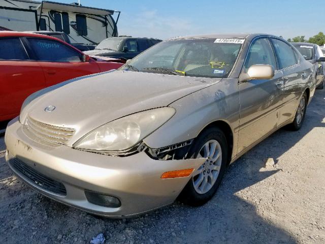 JTHBF30G930105015 - 2003 LEXUS ES 300 GOLD photo 2