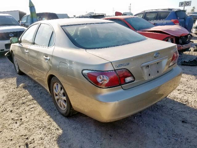 JTHBF30G930105015 - 2003 LEXUS ES 300 GOLD photo 3