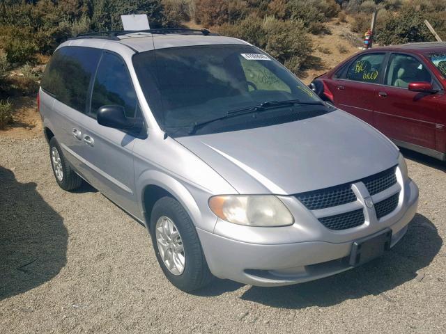 1B4GP45311B208461 - 2001 DODGE CARAVAN SP SILVER photo 1