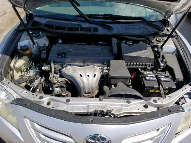 4T4BE46K89R121487 - 2009 TOYOTA CAMRY BASE SILVER photo 7