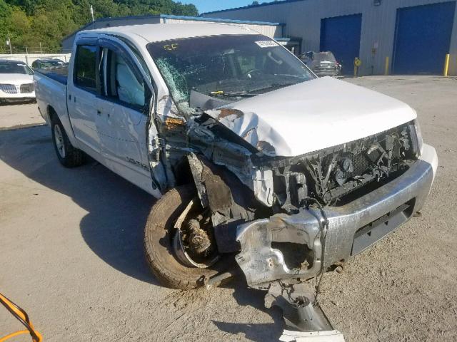 1N6AA0EC5EN519086 - 2014 NISSAN TITAN S WHITE photo 1