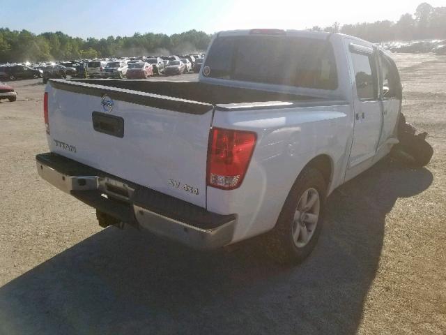 1N6AA0EC5EN519086 - 2014 NISSAN TITAN S WHITE photo 4