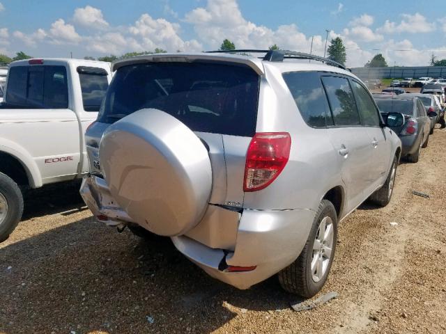 JTMBD31V585140214 - 2008 TOYOTA RAV4 LIMIT SILVER photo 4