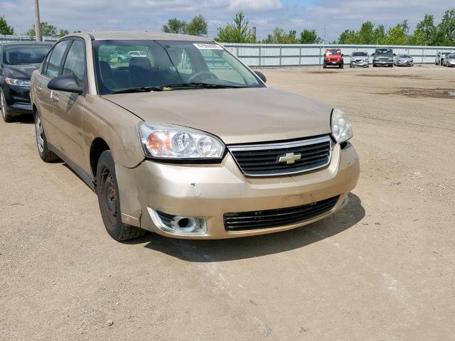 1G1ZS58F67F209167 - 2007 CHEVROLET MALIBU LS GOLD photo 1