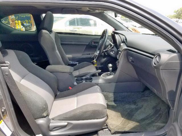 JTKJF5C72F3092768 - 2015 TOYOTA SCION TC ნაცრისფერი ფოტო 5