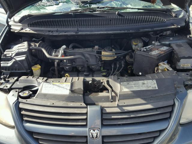 1D4GP25R47B111178 - 2007 DODGE CARAVAN SE GREEN photo 7