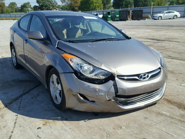 5NPDH4AE1DH419737 - 2013 HYUNDAI ELANTRA GL SILVER photo 1